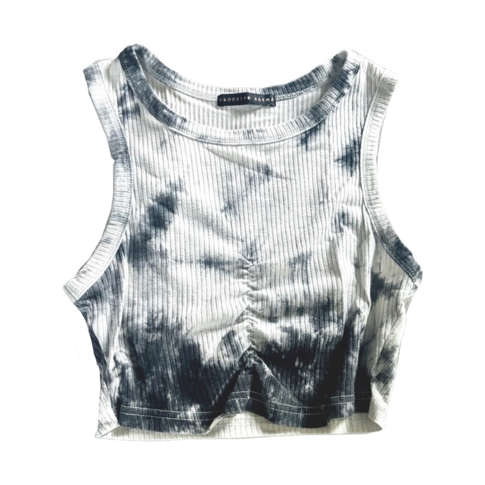 Mixology Ruched Tie Dye Top